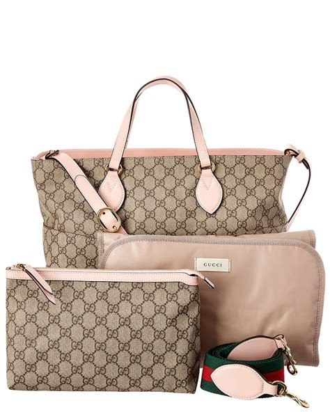 pink gucci changing bag|gucci oversized diaper bag backpack.